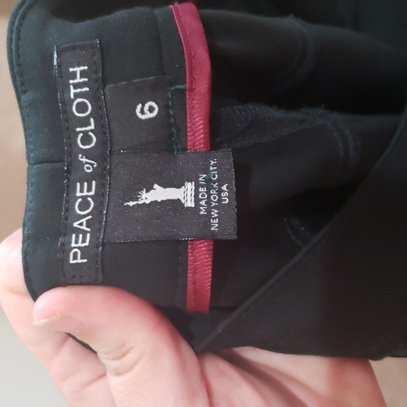 Peace of Cloth forest green ponte jeans feels like butter when you slide them on - Picture 7 of 7